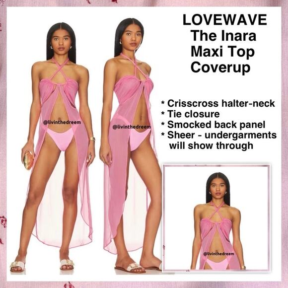 LOVEWAVE REVOLVE The Inara Maxi Top SZ Small $120 - Picture 1 of 7